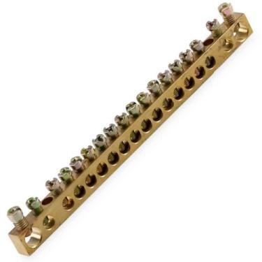 Imagem de Barramento Neutro/Terra para 16 Disjuntores DIN - Force Line