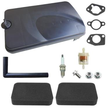 Imagem de Kit de montagem de caixa de limpeza de filtro de ar 0G8442C111 compatível com gerador portátil Generac GP5000 GP5500 GP6500 GP6500E GP7500E GP8000E GP9200E XT8000E RS8000E RS8000E