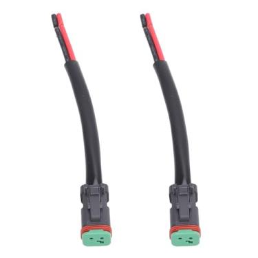 Imagem de Conectores de 2 Pinos Fios Elétricos à Prova D'água para Carros de Caminhões Barcos (Plugue feminino)