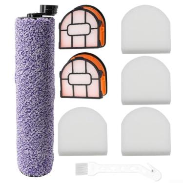 Imagem de Kit de substituição de 8 escovas de rolo e filtros de espuma para Shark AW201 WD201 WD200 WD200C WD201C WD101 WD100 WD101C, para aspirador de pó HydroVac Cordless Pro XL, acessórios de aspirador 3 em