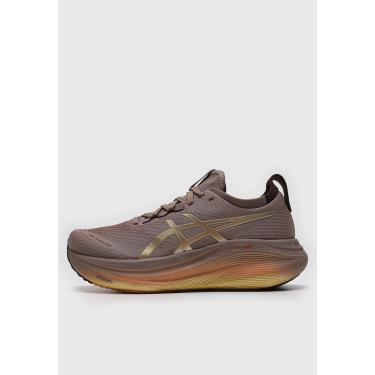 Imagem de Tênis Asics Gel-Nimbus 27 Luxe Marrom Asics 1012B816.020 feminino