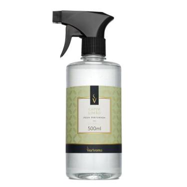 Imagem de Agua Perfumada para tecidos lençóis cortinas Via Aroma 500ml, Capim li