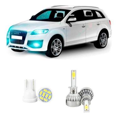 Imagem de Lampada Led Farol Alto Audi Q7 2006 A 2009 20000lm - V10, Branco
