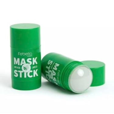Imagem de Máscara de Chá verde Removedor de Cravos Anti-acne Hidratante Beleza Pele Facial Clean - Face Clareador Mask Stick