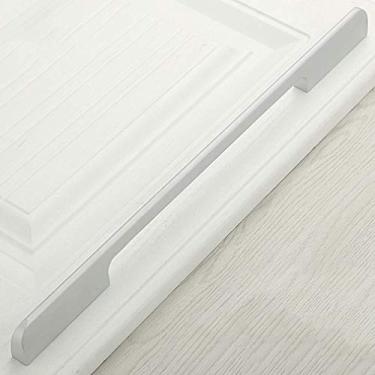 Imagem de Puxador de porta de armário de guarda-roupa alongado, puxadores de cozinha de móveis de liga de alumínio, armário de bar armário de TV mesa de cabeceira de banheiro puxadores de gaveta de cômoda, com