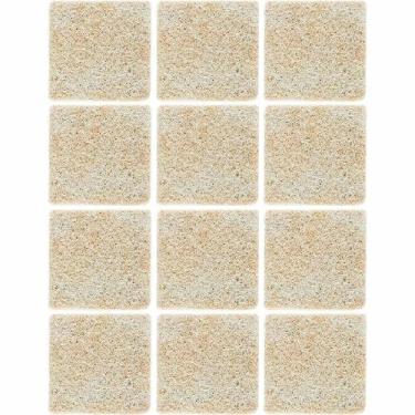 Imagem de Feltro Sintético para Móveis Leves Scotch Quadrado Marrom Médio 12 Uni