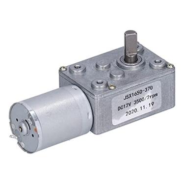Imagem de DC Motor JSX1650370 Elétrica Redução Motor High Torque Auto Bloqueio Função para Abridores de Porta Guinchos Miniatura DC12V 2rpm Alumínio Latão Construção