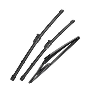 Imagem de Kit com 3 Palhetas Limpador para-brisa Dianteiras e Traseira para,Palheta do Limpador de Para-brisa Premium para Todas as Estações para Peugeot 5008 T87 2009-2016,Borracha Natural Top Lock