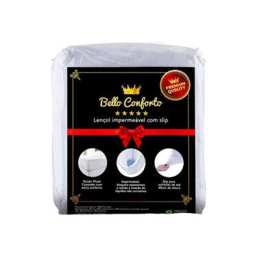 Imagem de Lençol Impermeável Bello Conforto 193x203cm Impermeável - King Size - 