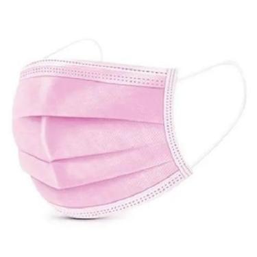Imagem de Pacote de Máscara Descartável 50 unidades várias cores preta,rosa,bran
