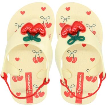Imagem de IPANEMA, Sandalia Ipanema Baby Belle Cor:BEGE.BEGE.VERMELHO;Tamanho:23/24