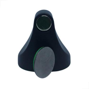 Imagem de Fixador Prendedor Trava Porta Magnético Adesivo Preto - Comfort Door