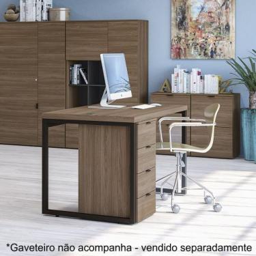 Imagem de Mesa para Escritório Estilo Industrial 1,20m Pés de Aço Frame F120 Kap