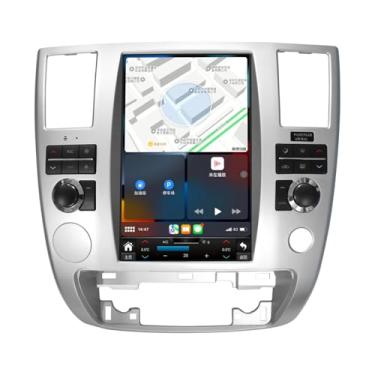Imagem de Estéreo automotivo Android 12 de 12,1 polegadas para Infiniti QX56 2008 2009 2010, sem fio CarPlay Android Auto, rádio com tela sensível ao toque de 6 + 128 GB, navegação GPS, WiFi 4G LTE, DSP