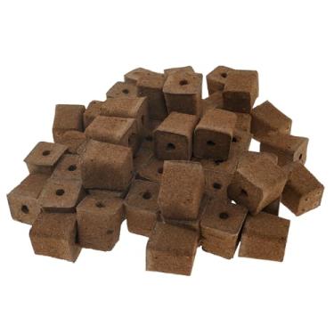 Imagem de Pacote com 50 cápsulas hidropônicas de substituição de sementes, esponjas de cultivo, cápsulas para iniciantes de sementes, kit de esponjas para iniciantes de mudas para sistema hidropônico de jardim