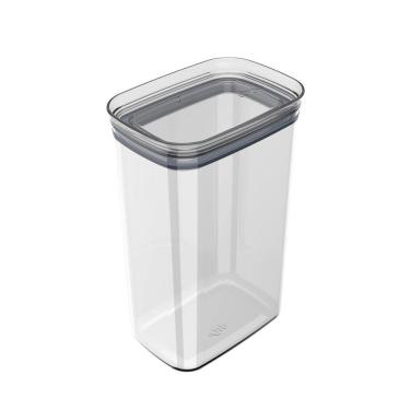 Imagem de Pote Organizador Plástico Transparente 2,3L Hermético Ou