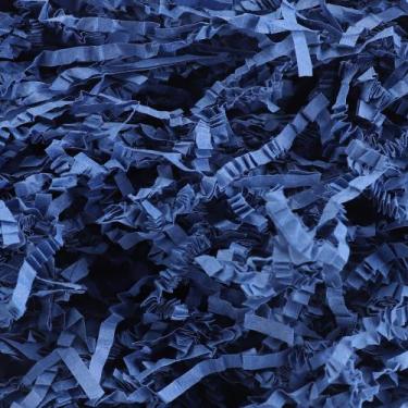 Imagem de Caixa de presente Trituradora de Papel Hasumcol 1 kg Crinkle Cut Blue