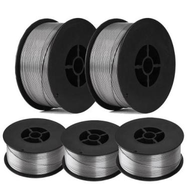 Imagem de Arame para Solda MIG 0.8mm Rolo com 1 KG sem Gás com Fluxo Flux Core E