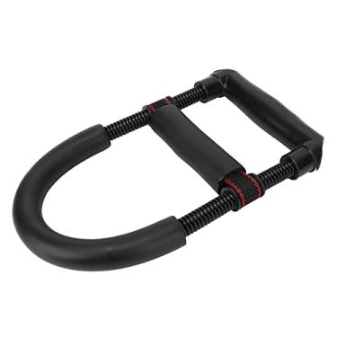 Imagem de Treinador de força de pulso Fortalecedor de aperto de mão Exercitador de força de antebraço Ferramenta de fitness ajustável para atletas Entusiastas de esportes Primavera Aço ABS