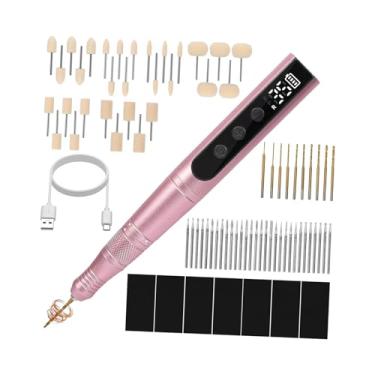 Imagem de Nishiyuenyi Kit de Polimento de Polimérica Caneta Rotativa Mini Furadeira Elétrica Ajustável com 35 Velocidades para Desbastar e Esculpir