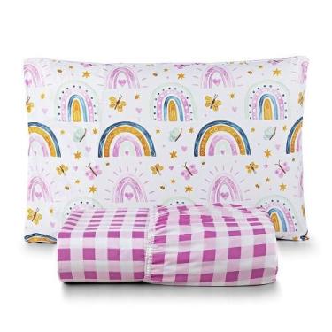 Imagem de Jogo De Cama Lençol Lutti Solteiro Infantil 200 Fios Estampado 2 Peças