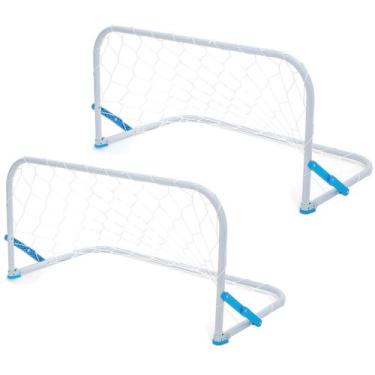 Imagem de Golzinho Futebol (par) Mini Gol Trave Aço - Mep Kids