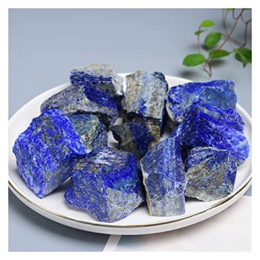 Imagem de Cristal natural áspero pedra lápis-lazúli cristal cor bule pedra áspera decoração de casa aquário flor cristal decoração pedra semipreciosa jade antiguidades exorcizar espíritos malignos (tamanho: 190