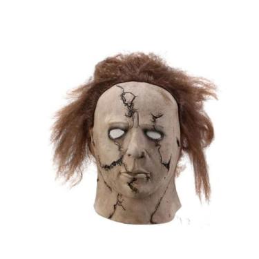 Imagem de Máscara de Halloween, látex, fantasia facial, capuz - yiweisai