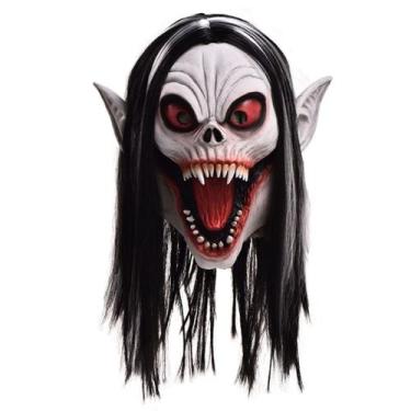 Imagem de Máscara de látex Vampire Morbius Peruca para fantasia de carnaval de H