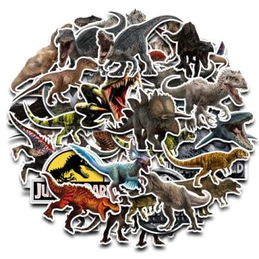 Imagem de Pacote de adesivos Jurassics Parks Dinosaurs 50 unidades à prova d'águ
