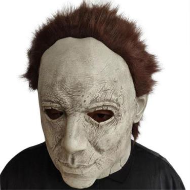 Imagem de Máscara de látex de Halloween, fantasia de Michael Myers, adereço de f