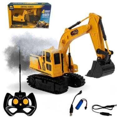 Imagem de Máquina Escavadeira de Controle Remoto Recarregável Caminhão - - Europ