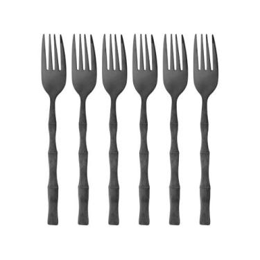 Imagem de Jogo de Garfos de Mesa Lyor Inox Bambu Elegant - 6 Peças