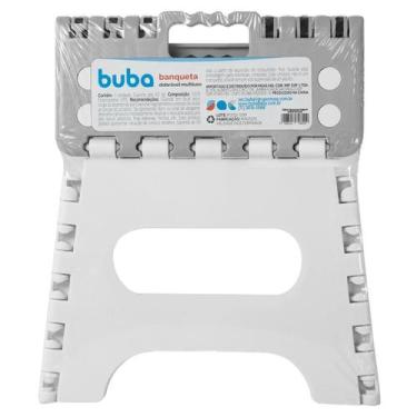 Imagem de Banqueta Infantil Multiuso Dobrável Portátil Cinza 15295 - B - Buba