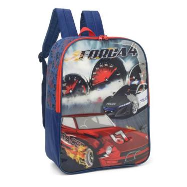 Imagem de Mochila Escolar Menino Infantil Carro  - Luxcel