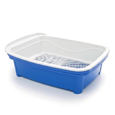 Imagem de Caixa De Areia Para Gato Classic Plus 3 Peças Banheiro Higiênico Para 