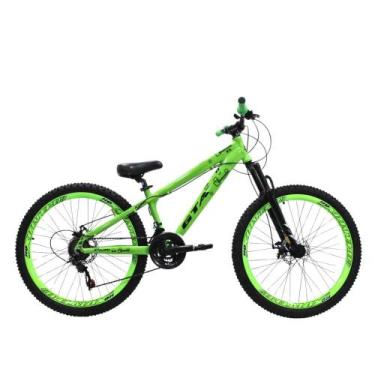 Imagem de Bicicleta Aro 26 GTA Freeride Alumínio 21 Vel Freio a Disco Suspensão 