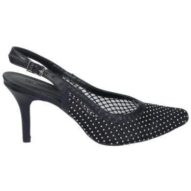 Imagem de Sling back Bico Fino Stasy 201190, Preto, 37