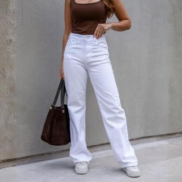 Imagem de Calça Jeans Wide Leg Feminina Revanche Londrina, 38