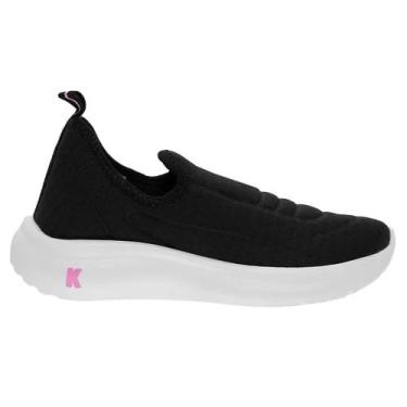 Imagem de Tênis Infantil Slip On Menina Kidy 458-1002 Preto, 31, Preto