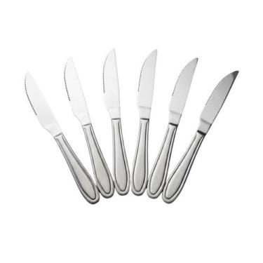 Imagem de Conjunto com 60 Facas Angra Aço Inox Premium Corte Preciso - Lehavi