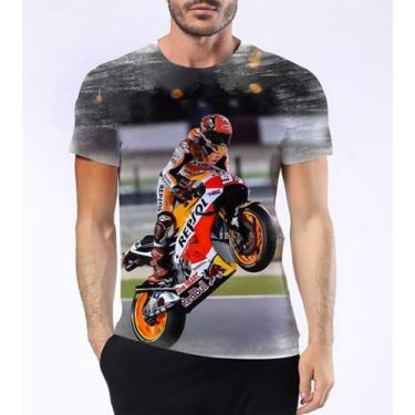 Imagem de Camisa Camiseta Marc Márquez Piloto De Motociclismo Gp 1 - Estilo Krak
