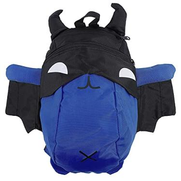 Imagem de Mochila infantil, mochila escolar infantil material de pano bonito para crianças para escola (azul)