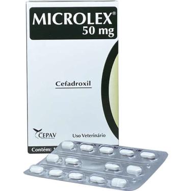 Imagem de Antibiótico Cepav Microlex Cefadoxil 14 Comprimidos - 50 mg