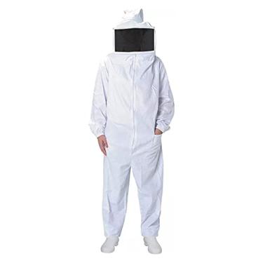 Imagem de Macacão Para Apicultor Com Máscara E Chapéu Nylon Com Ventilação