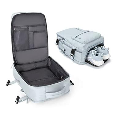 Imagem de Mochila de viagem feminina, grande, A4 - Azul, X-Large