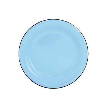 Imagem de Prato para Sobremesa 20 Esmaltado Azul Claro - 250 ml - Ewel