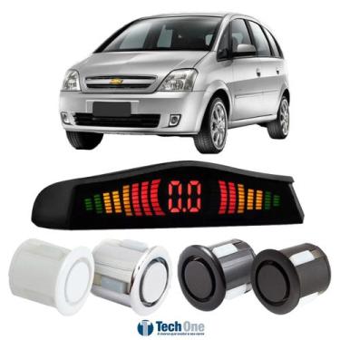 Imagem de Sensor De Estacionamento Ré Display Led Chevrolet Meriva - Tech One, P