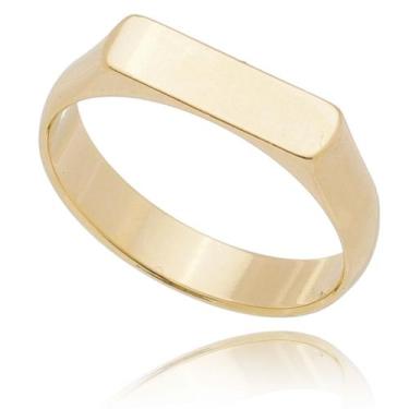 Imagem de Anel Chapinha Feminino Banhado a Ouro 18k em 10 camadas - AIEVUOG, 21