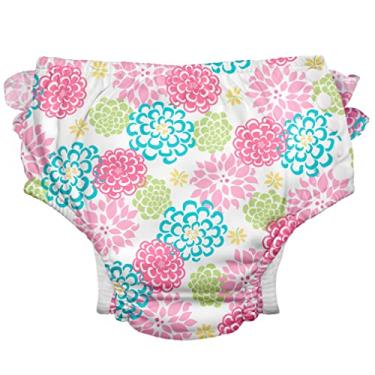 Imagem de i play. Fralda absorvente reutilizável para meninos, Zinnia branca, 12 meses